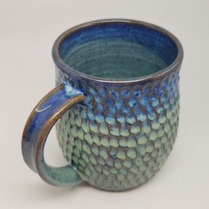 Hand Carved Turquoise Mug (extra-large 20oz)