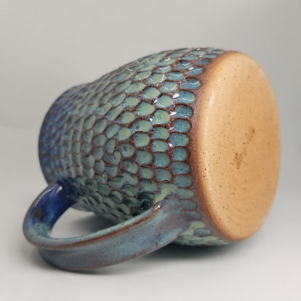 Hand Carved Turquoise Mug (extra-large 20oz)