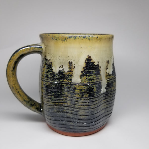 Smoky onyx drip mug (14 oz)