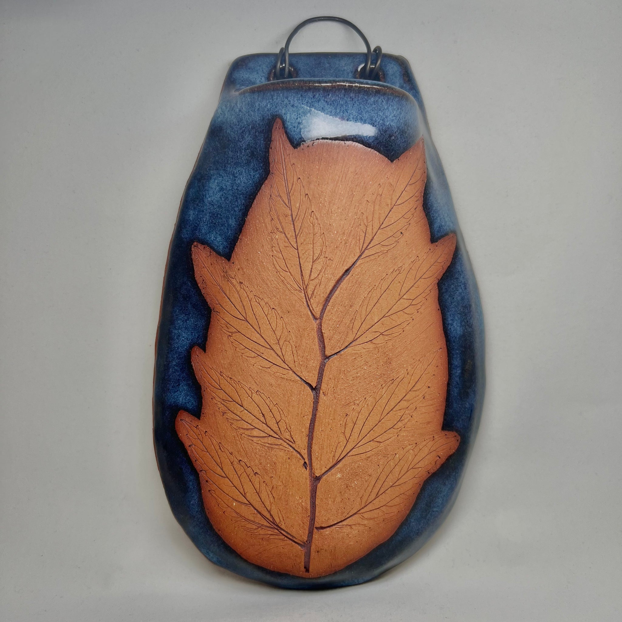 Earthen Red Wall-Hanging Vase